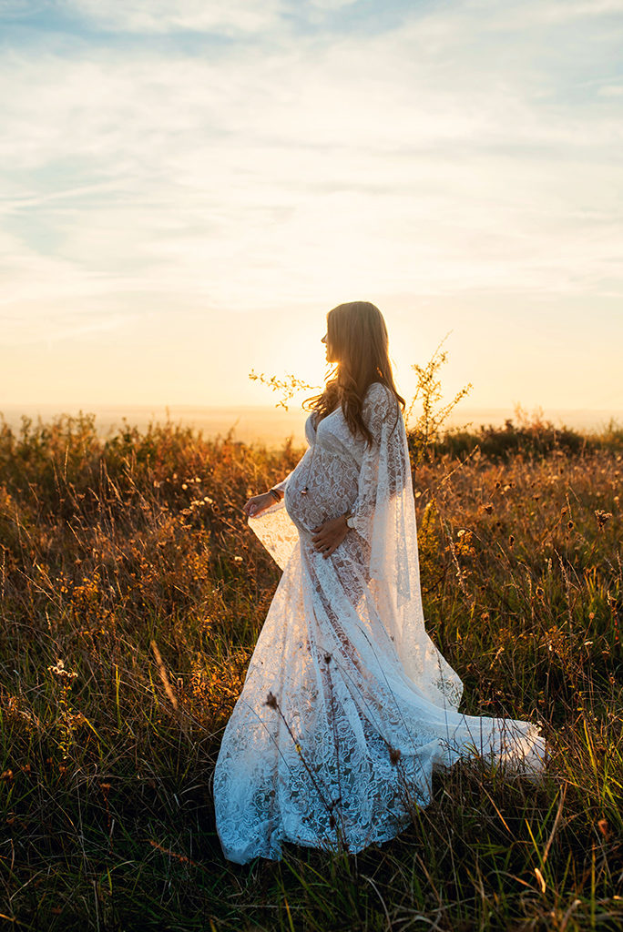 photographe séance photo grossesse bébé famille bébé enfants Toulouse lauragais champs fleur golden hour boho bohème