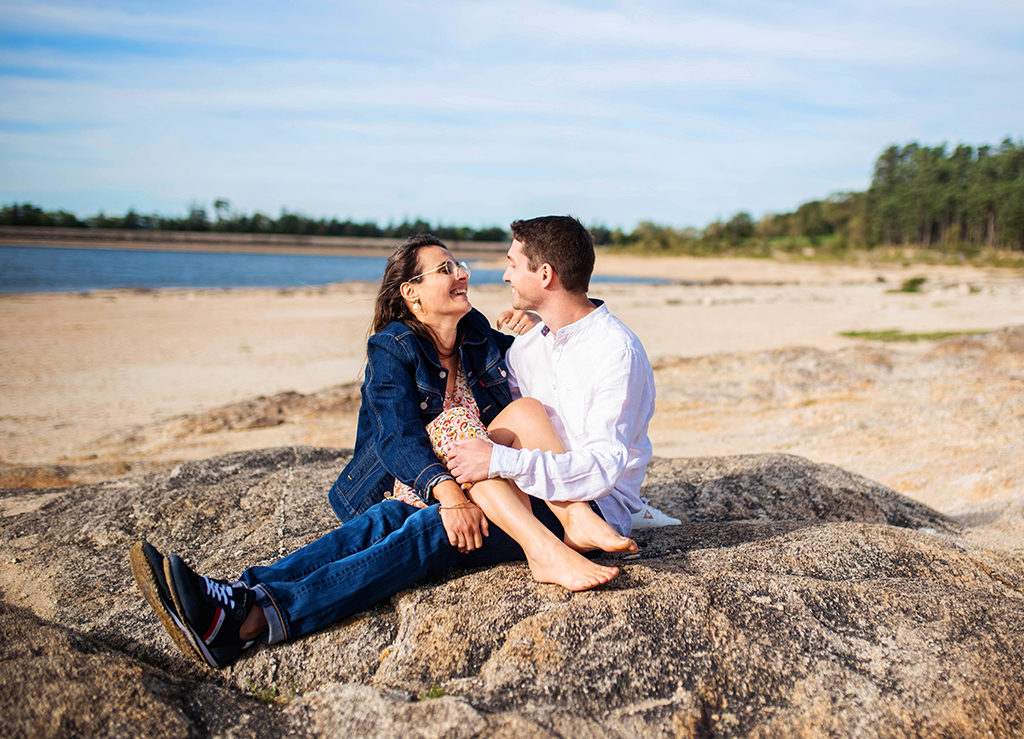 photographe séance photo couple engagement Toulouse lauragais Saint Férreol Lac