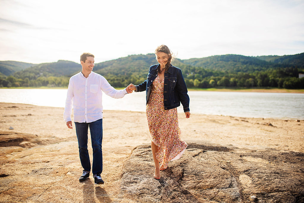 photographe séance photo couple engagement Toulouse lauragais Saint Férreol Lac