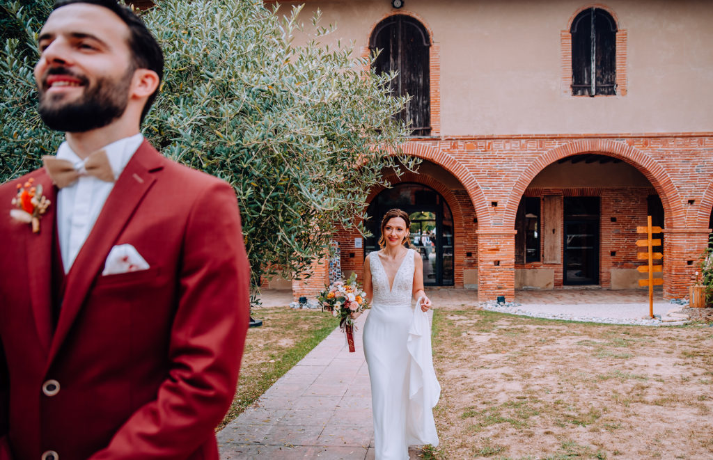 Mariage reportage photographe lumière coloré Céline Lauragais Aude Toulouse Domaine Saint-Nicolas Montech Capitole Cérémonie Laique