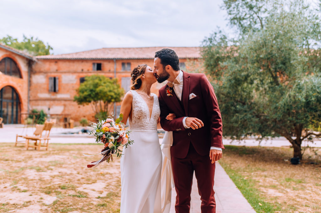 Mariage reportage photographe lumière coloré Céline Lauragais Aude Toulouse Domaine Saint-Nicolas Montech Capitole Cérémonie Laique