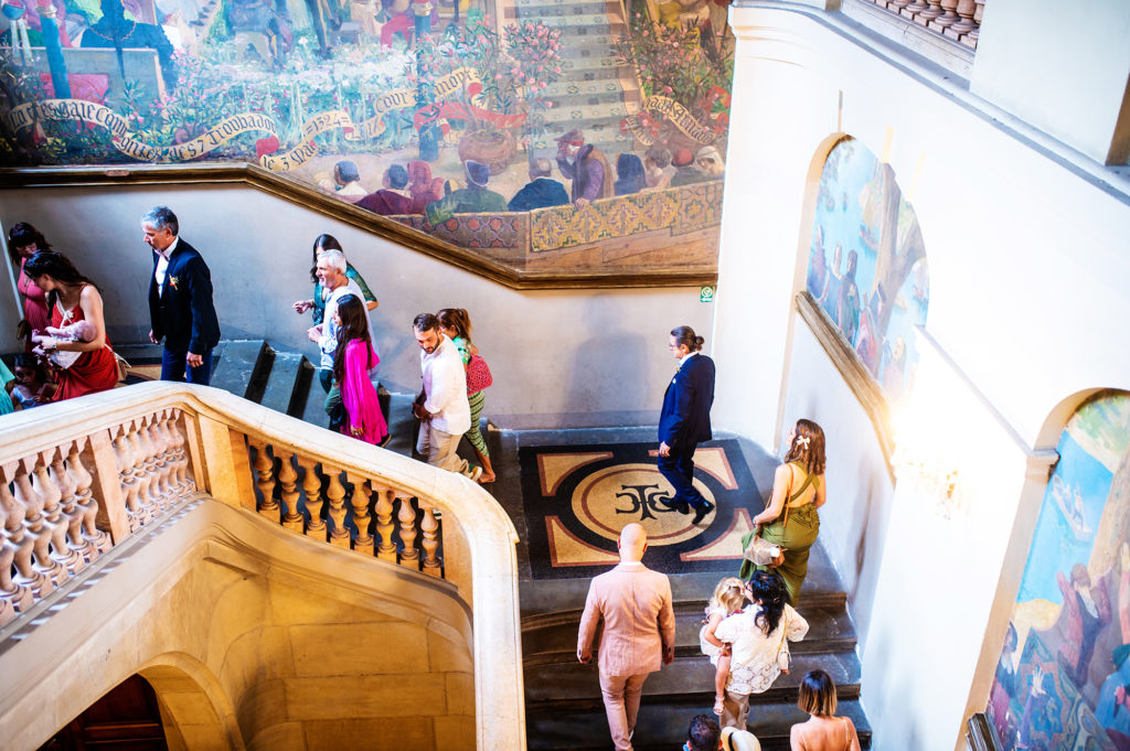 Mariage reportage photographe lumière coloré Céline Lauragais Aude Toulouse Domaine Saint-Nicolas Montech Capitole Cérémonie Laique