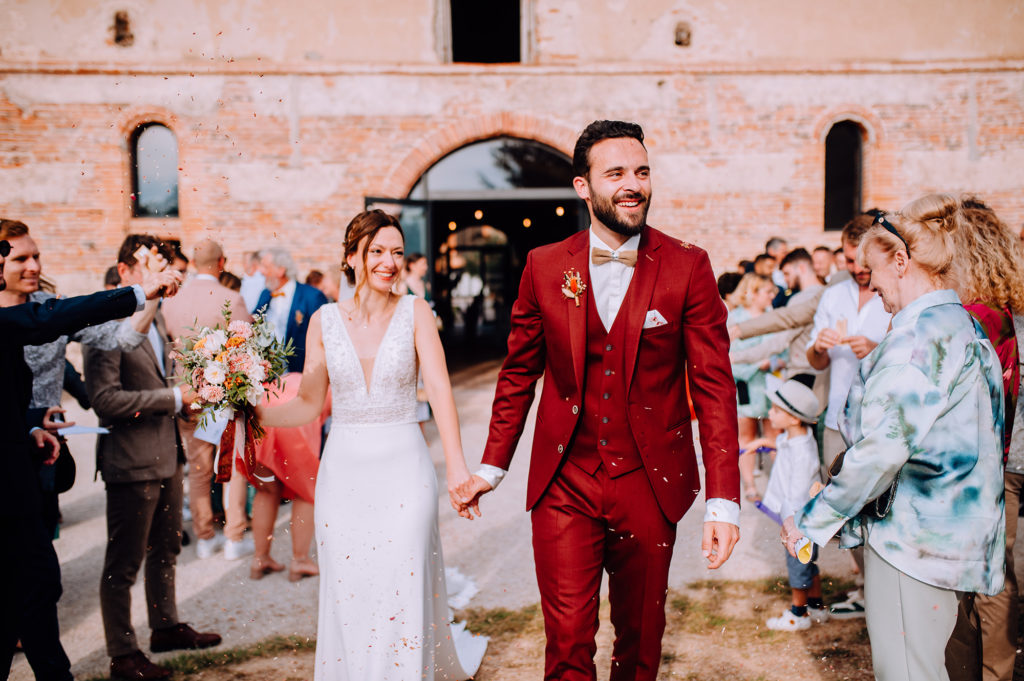Mariage reportage photographe lumière coloré Céline Lauragais Aude Toulouse Domaine Saint-Nicolas Montech Capitole Cérémonie Laique