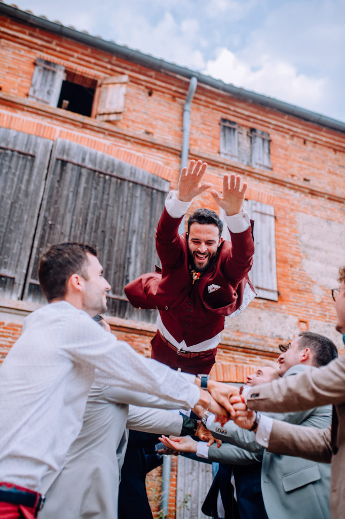 Mariage reportage photographe lumière coloré Céline Lauragais Aude Toulouse Domaine Saint-Nicolas Montech Capitole Cérémonie Laique