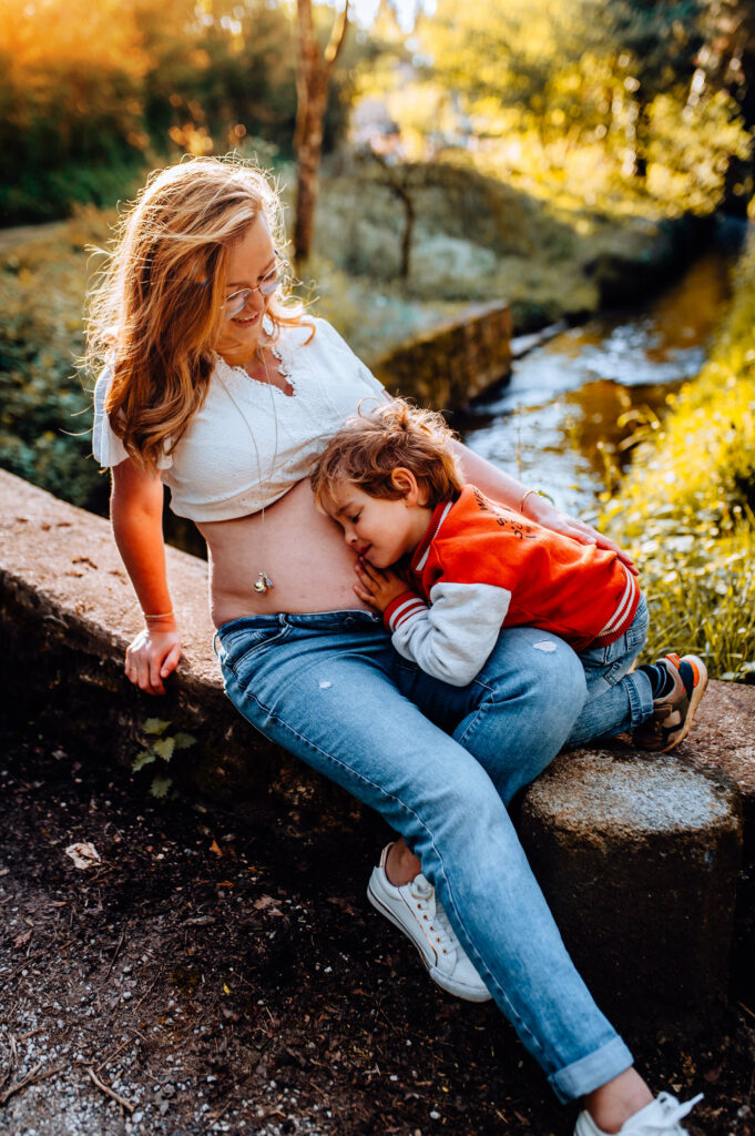 Photographe-seance-grossesse-bébé-Toulouse-Lauragais-golden Hour-Villefranche Lauragais
