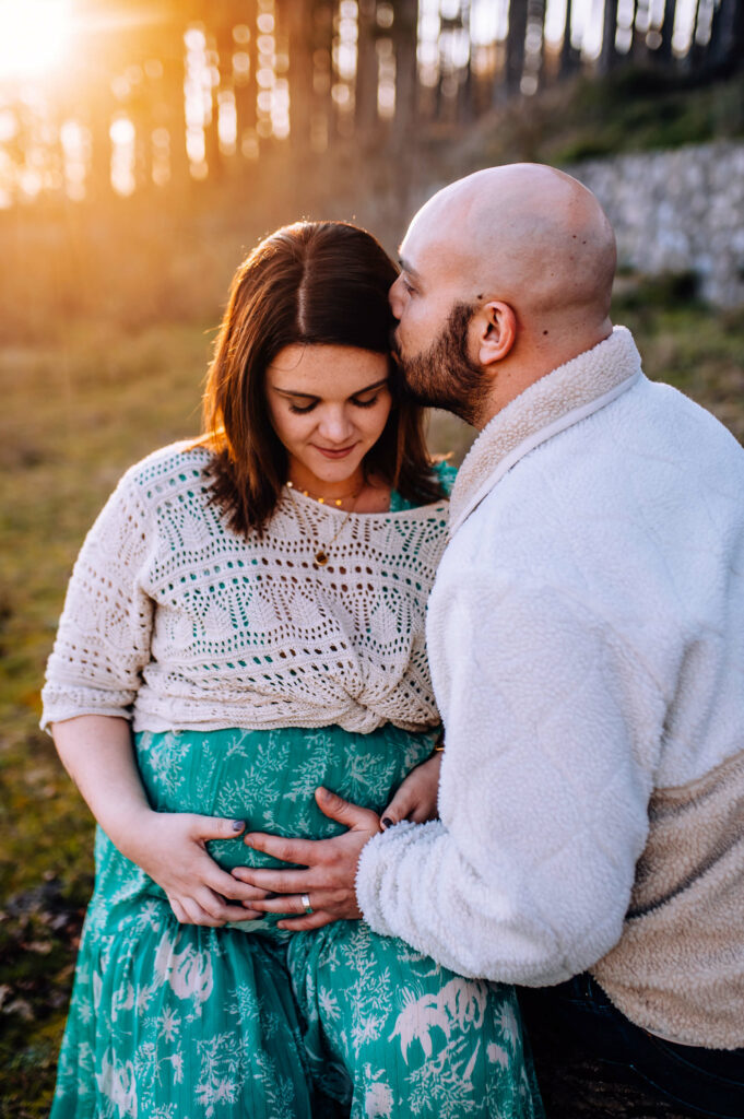 Photographe-séancegrossesse-bébé-Toulouse-Lauragais-Aude-Labastide d'anjou-golden-hour-saint-férréol